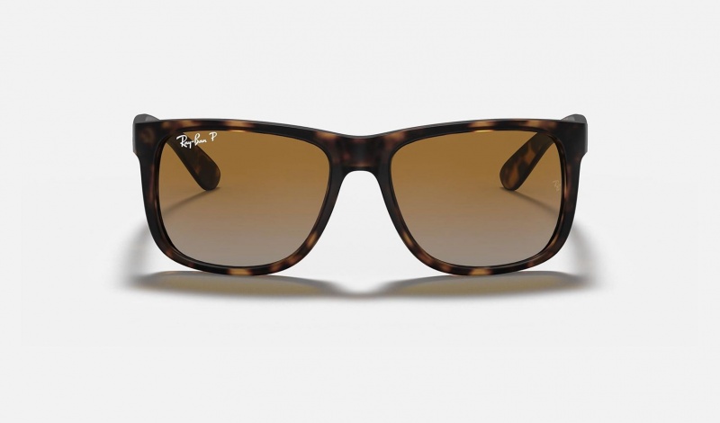 Ray Ban Justin Classic Women's Sunglasses Brown | 78695-YPSG