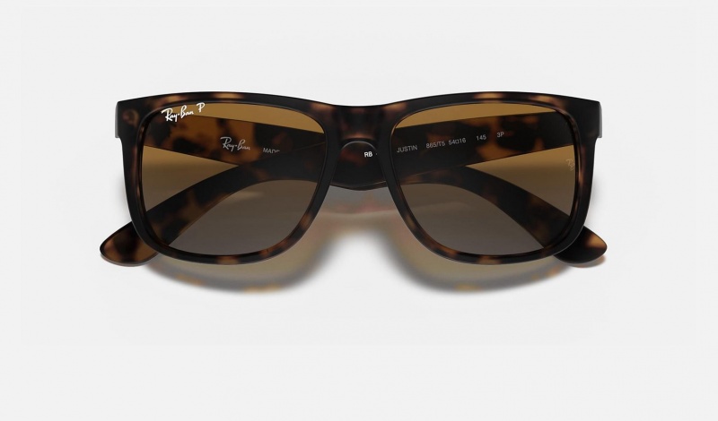 Ray Ban Justin Classic Women's Sunglasses Brown | 78695-YPSG