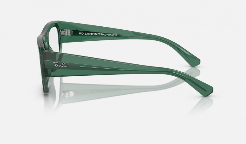 Ray Ban Kristin Optics Bio-based Men's Eyeglasses Green | 05217-IZAY