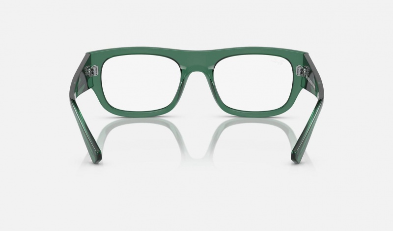 Ray Ban Kristin Optics Bio-based Men's Eyeglasses Green | 05217-IZAY