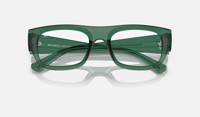 Ray Ban Kristin Optics Bio-based Men's Eyeglasses Green | 05217-IZAY