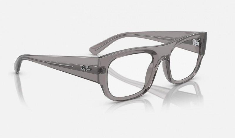 Ray Ban Kristin Optics Bio-based Women's Eyeglasses Grey | 63019-NGQR