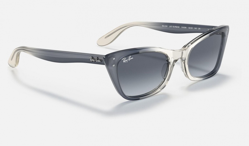 Ray Ban Lady Burbank Men's Sunglasses Grey | 17329-JTUG