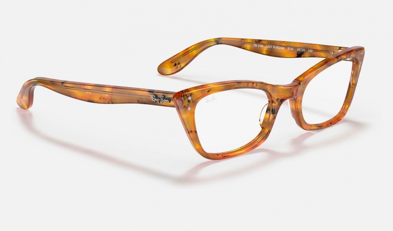 Ray Ban Lady Burbank Optics Women's Eyeglasses Yellow | 25748-UYCG