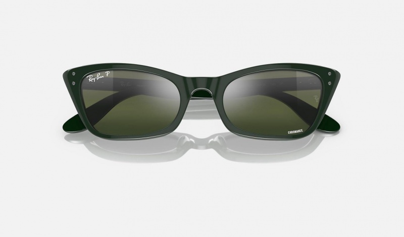 Ray Ban Lady Burbank Women's Sunglasses Green | 64570-KZNP