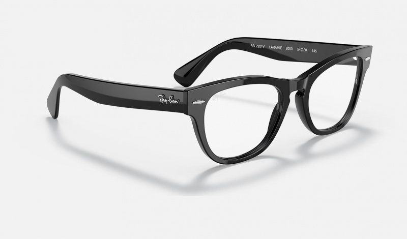 Ray Ban Laramie Optics Women's Eyeglasses Black | 73508-JQRK