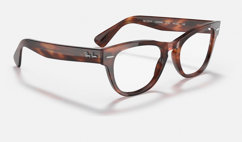 Ray Ban Laramie Optics Women's Eyeglasses Brown | 17549-LBIH