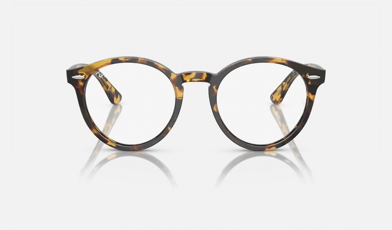 Ray Ban Larry Optics Men's Eyeglasses Yellow | 20156-FNGR