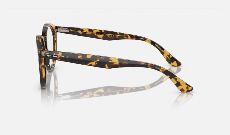 Ray Ban Larry Optics Men's Eyeglasses Yellow | 20156-FNGR