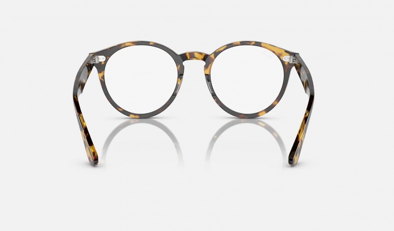 Ray Ban Larry Optics Men's Eyeglasses Yellow | 20156-FNGR