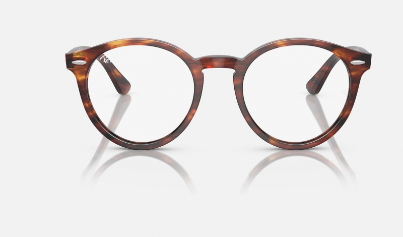 Ray Ban Larry Optics Women's Eyeglasses Brown | 26597-SGCA