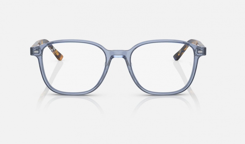 Ray Ban Leonard Optics Men's Eyeglasses Blue | 58620-CSPL