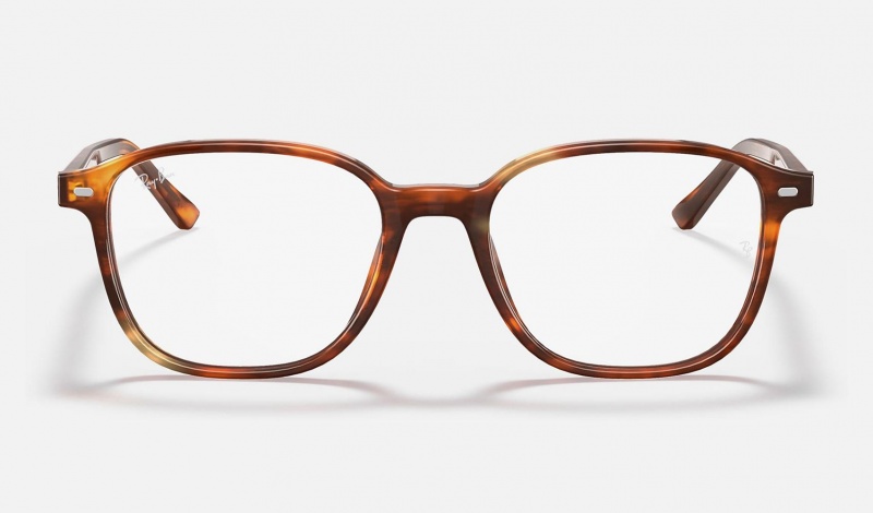 Ray Ban Leonard Optics Women's Eyeglasses Brown | 90281-VTLC