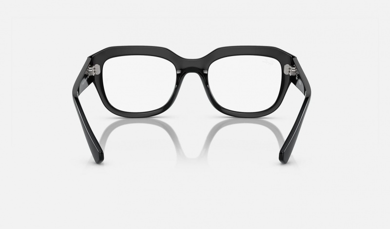 Ray Ban Leonid Optics Bio-based Men's Eyeglasses Black | 72168-WOYK