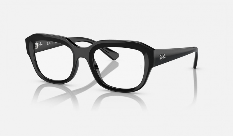 Ray Ban Leonid Optics Bio-based Men\'s Eyeglasses Black | 72168-WOYK