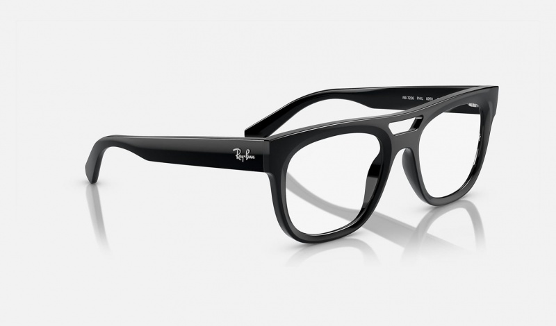 Ray Ban Lloyd Optics Bio-based Men's Eyeglasses Black | 38590-LDAX