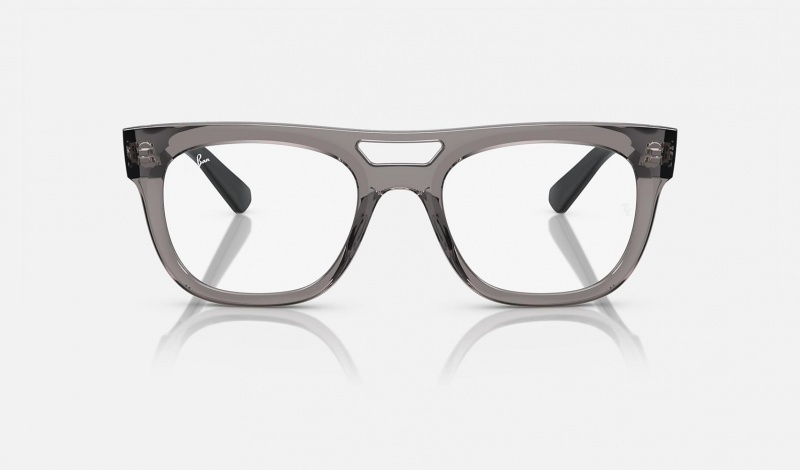 Ray Ban Lloyd Optics Bio-based Men's Eyeglasses Grey | 31480-EKNX