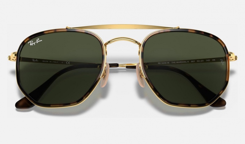 Ray Ban Marshal Ii Men's Sunglasses Green | 79184-FTWQ