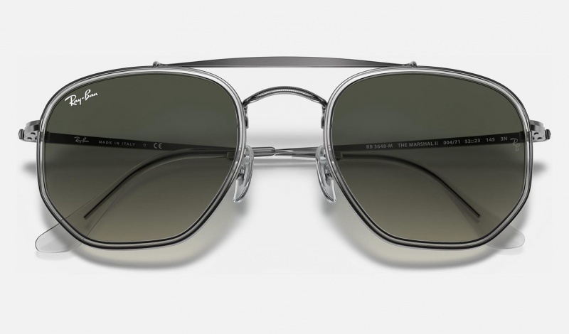 Ray Ban Marshal Ii Men's Sunglasses Grey | 64520-TOFC