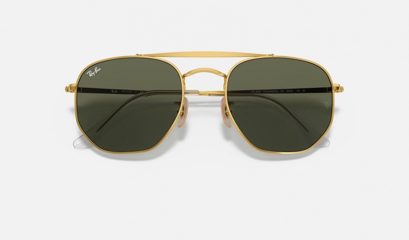 Ray Ban Marshal Men's Sunglasses Green | 03548-MUBV