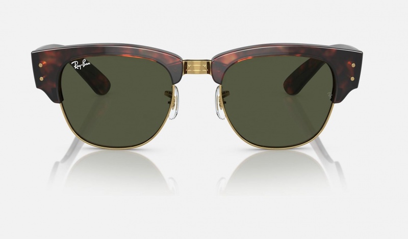 Ray Ban Mega Clubmaster Men's Sunglasses Green | 84637-PLBE