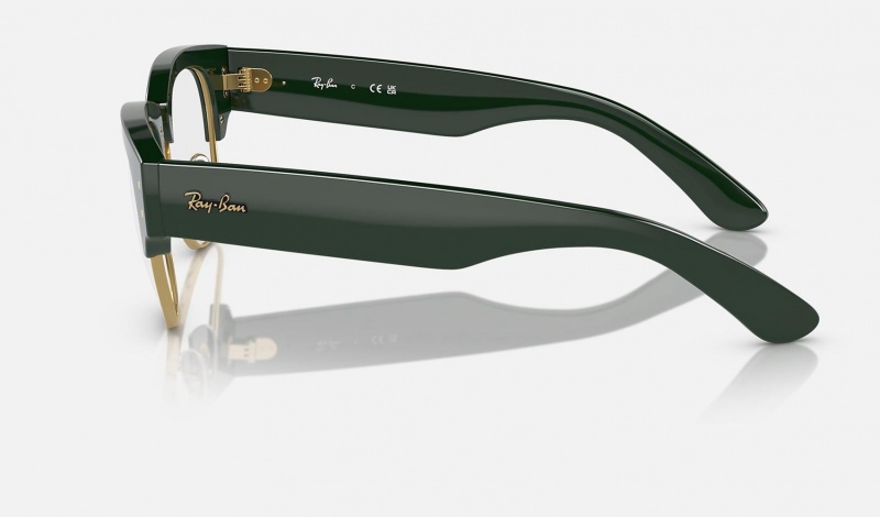 Ray Ban Mega Clubmaster Optics Men's Eyeglasses Green | 71389-EDIC