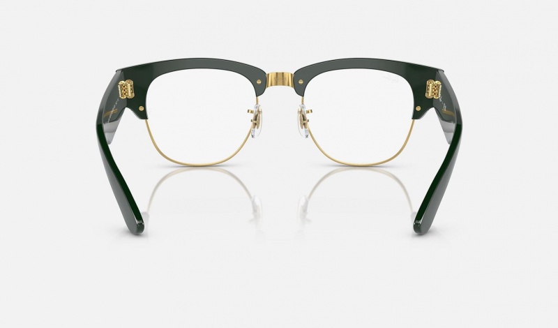 Ray Ban Mega Clubmaster Optics Men's Eyeglasses Green | 71389-EDIC