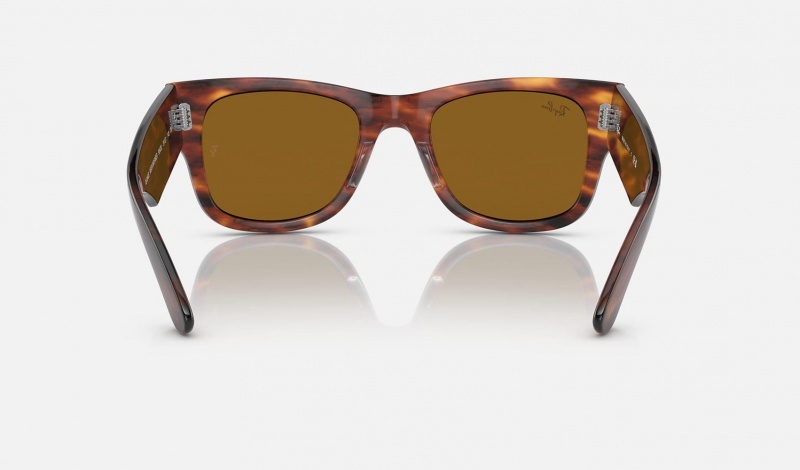 Ray Ban Mega Wayfarer Women's Sunglasses Brown | 39081-XUKP