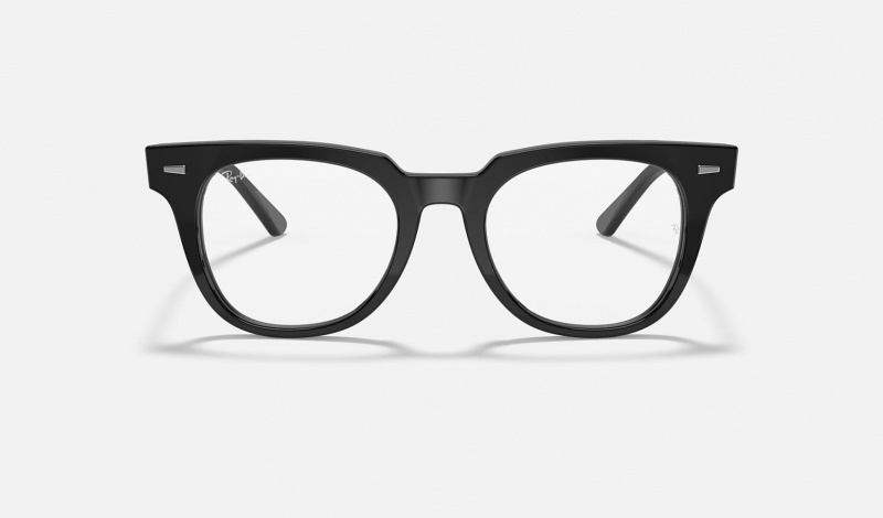 Ray Ban Meteor Optics Men's Eyeglasses Black | 80349-DFSK