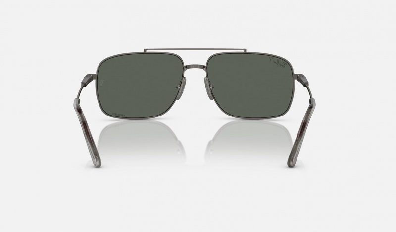 Ray Ban Michael Titanium Men's Sunglasses Silver | 72839-HTCJ