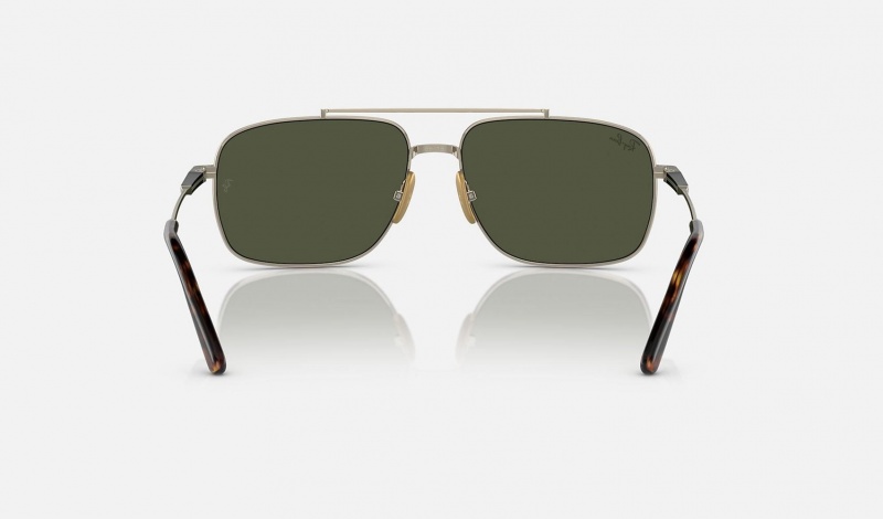 Ray Ban Michael Titanium Women's Sunglasses Green | 59341-IVAW