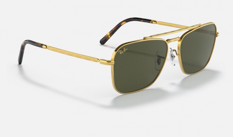 Ray Ban New Caravan Men's Sunglasses Green | 79104-RMAN