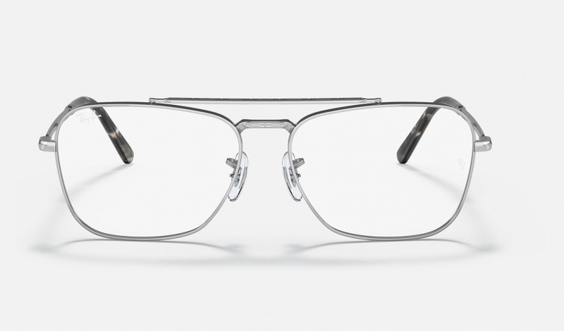 Ray Ban New Caravan Optics Men's Eyeglasses Silver | 27893-QTCP