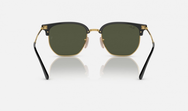 Ray Ban New Clubmaster Men's Sunglasses Green | 82071-REXM