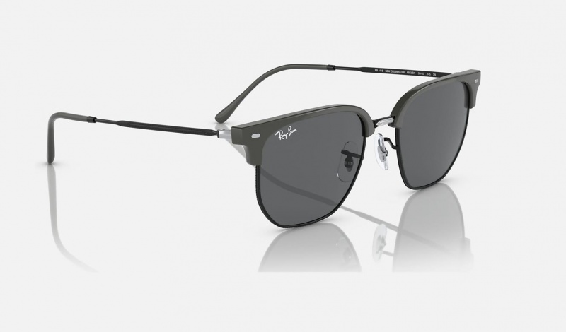 Ray Ban New Clubmaster Men's Sunglasses Grey | 32150-ROVC