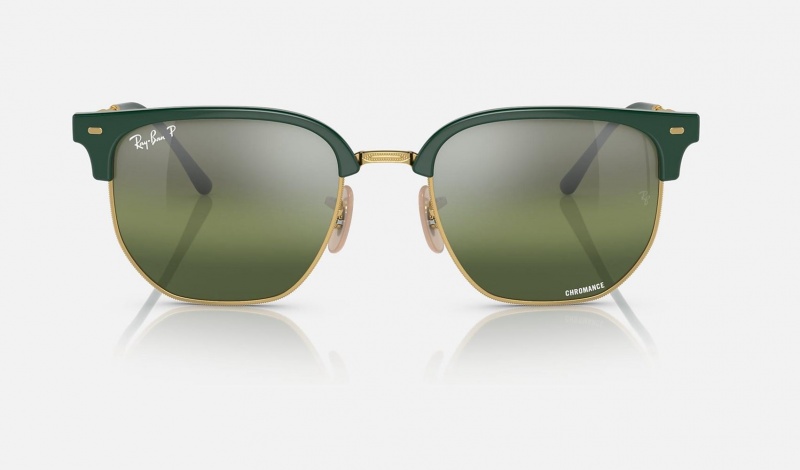 Ray Ban New Clubmaster Women's Sunglasses Green | 02639-MJEC