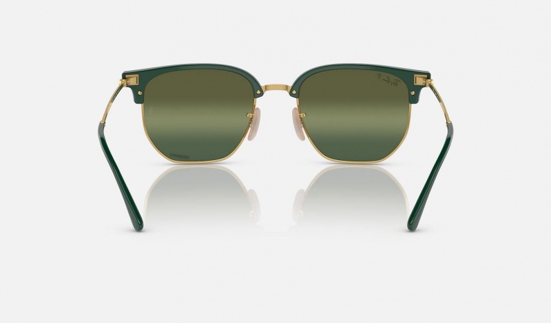 Ray Ban New Clubmaster Women's Sunglasses Green | 02639-MJEC