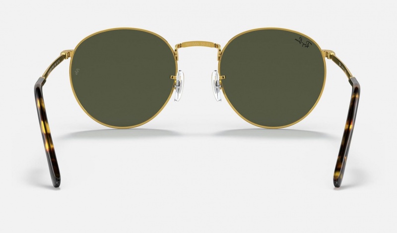 Ray Ban New Round Men's Sunglasses Green | 64752-NDLE