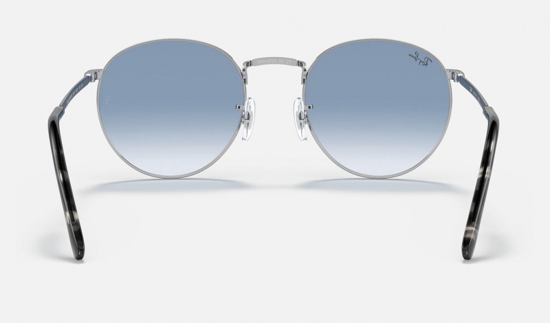 Ray Ban New Round Women's Sunglasses Blue | 43019-QJZW