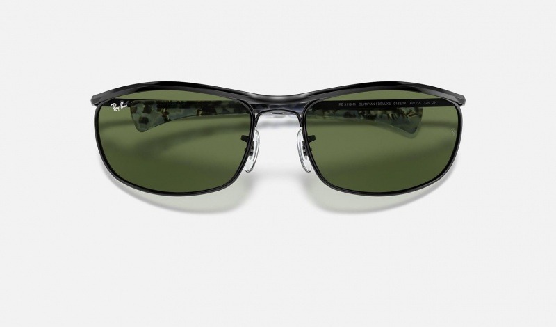 Ray Ban Olympian I Deluxe Women's Sunglasses Green | 67508-URDN