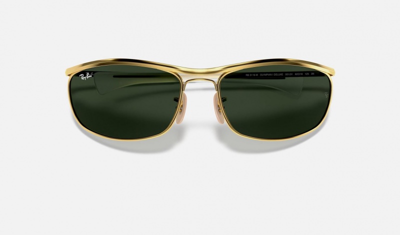 Ray Ban Olympian I Deluxe Women's Sunglasses Green | 80417-YIFK