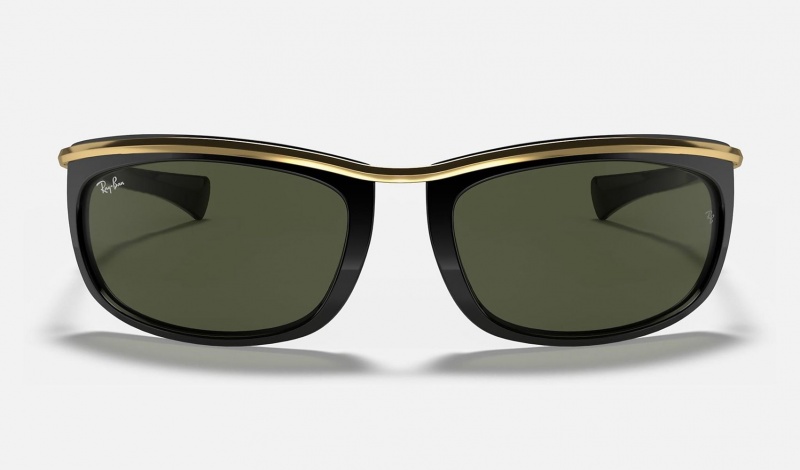 Ray Ban Olympian I Men's Sunglasses Green | 50472-HPYQ