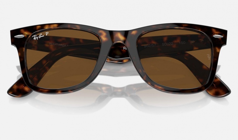 Ray Ban Original Wayfarer Classic Women's Sunglasses Brown | 19406-FNQX