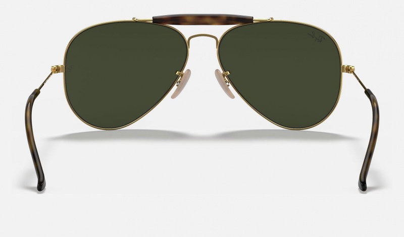 Ray Ban Outdoorsman Havana Collection Men's Sunglasses Green | 12980-DEZS