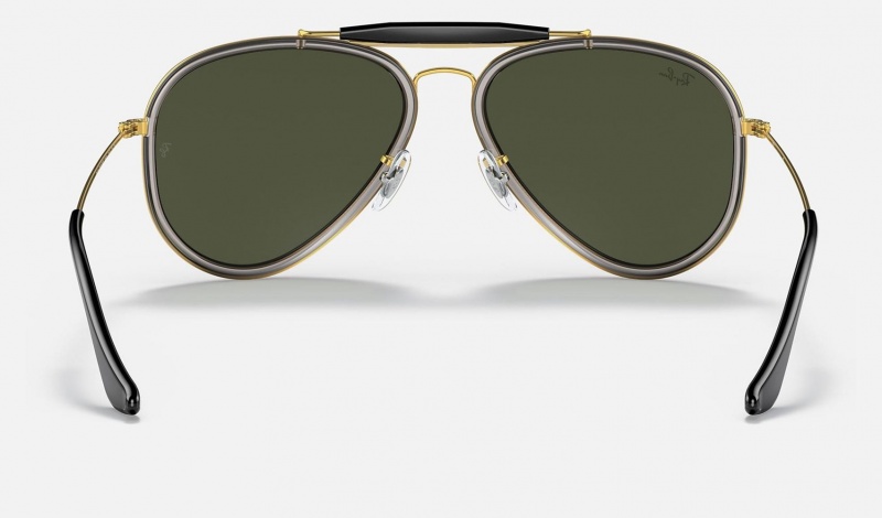 Ray Ban Outdoorsman Men's Sunglasses Green | 60975-BLHT