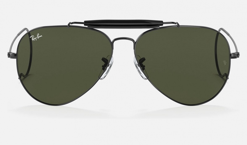 Ray Ban Outdoorsman Men's Sunglasses Green | 42367-URJG