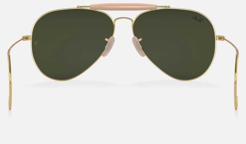 Ray Ban Outdoorsman | Aviation Collection Women's Sunglasses Green | 41962-MQVP