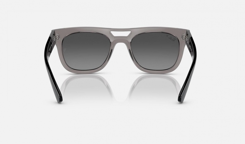 Ray Ban Phil Bio-based Men's Sunglasses Grey | 24053-QVDP