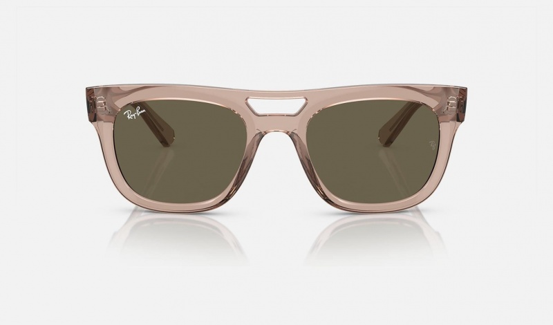 Ray Ban Phil Bio-based Women's Sunglasses Brown | 84195-UAVP