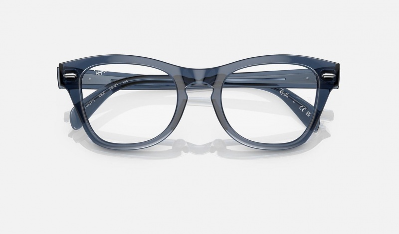 Ray Ban RB0707 Optics Men's Eyeglasses Blue | 76952-SETQ